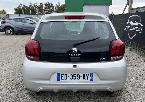 Peugeot 108 cena 13900 przebieg: 54000, rok produkcji 2016 z Polanów małe 106